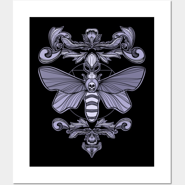 Death Moth Wall Art by MareveDesign